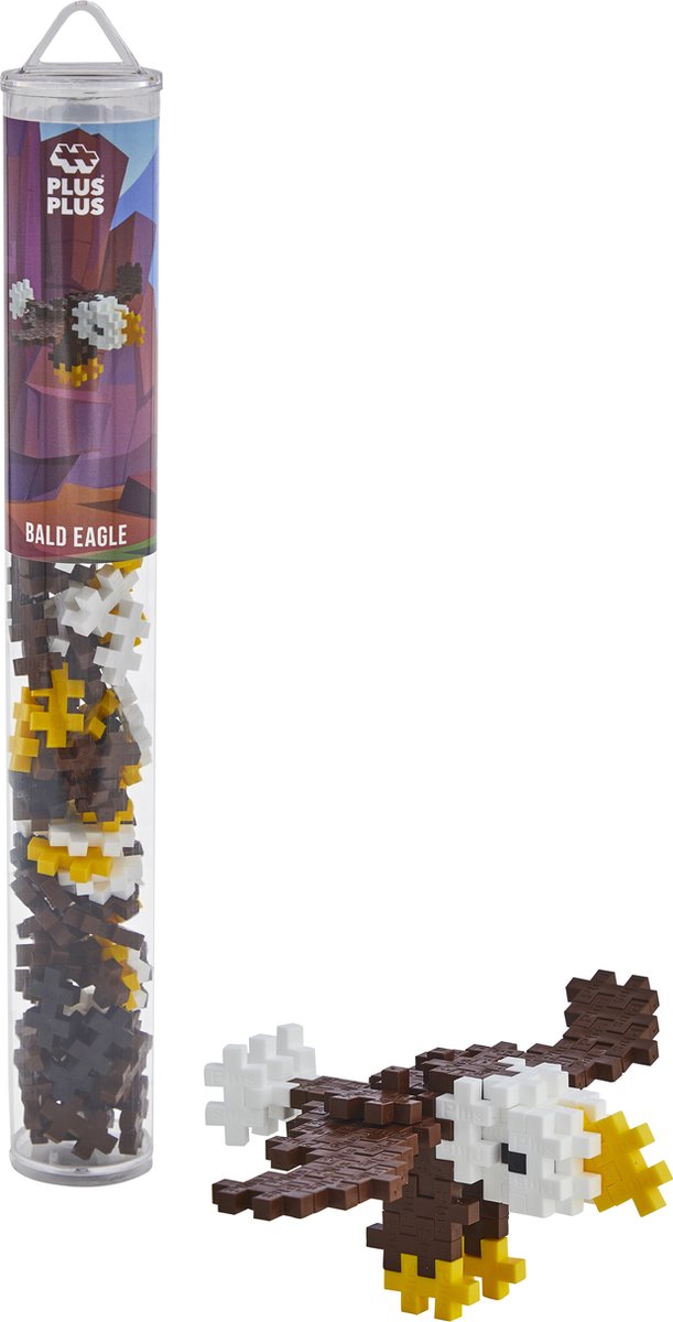 Plus-Plus Tube zeearend 100 delige bouwset - 4273 - Bouwspeelgoed - Constructiespeelgoed - Set met bouwstenen - Vanaf 5 jaar