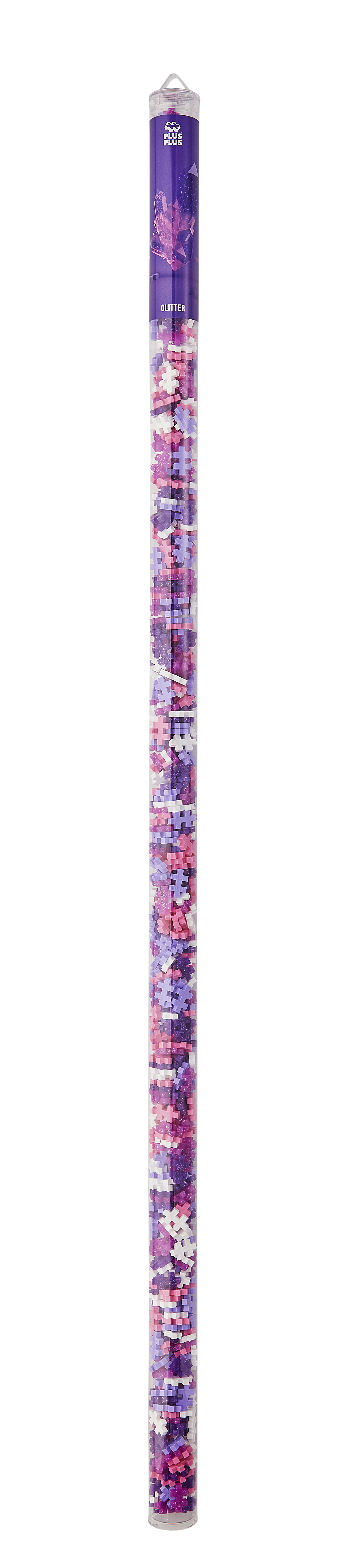 Plus-Plus tube 1 meter glitter: 520 stuks (4245)