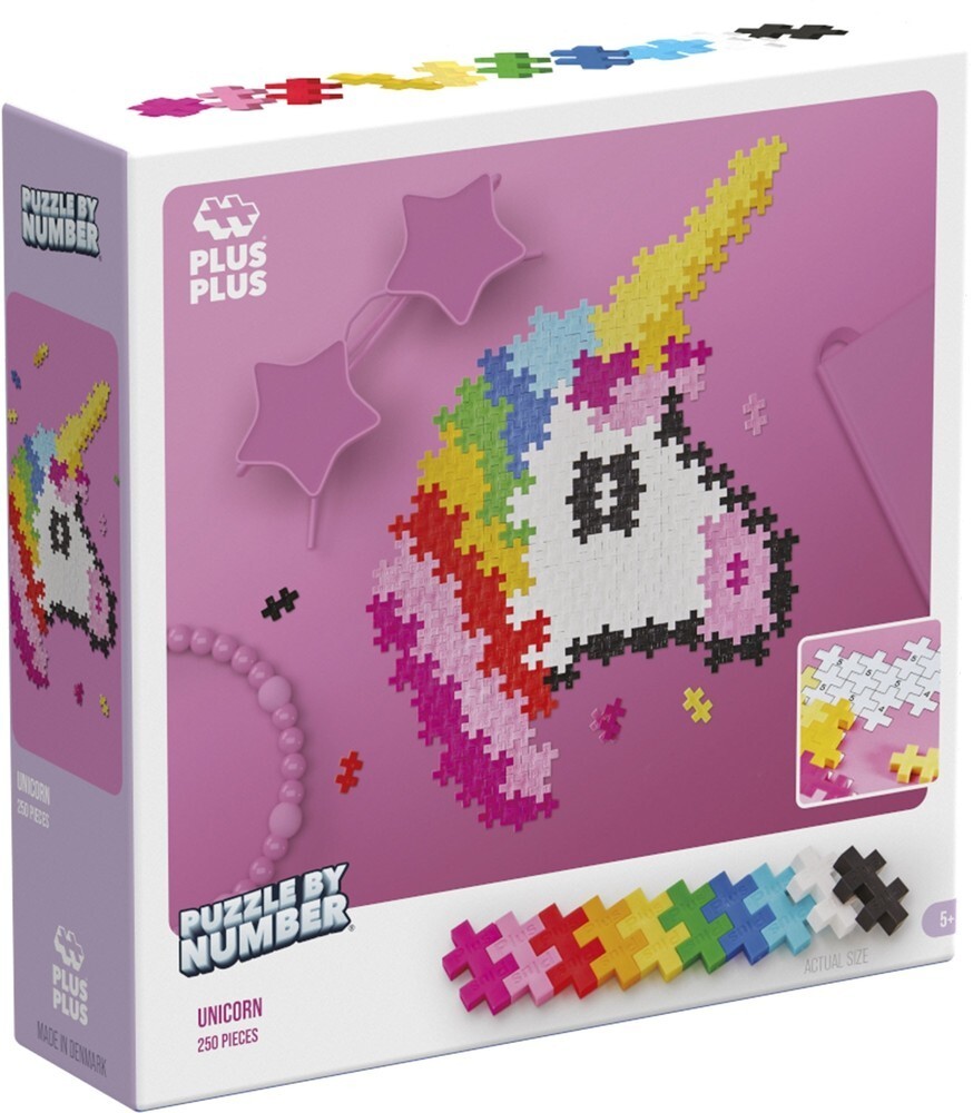 PlusPlus puzzle by number eenhoorn: 250 stuks 3929