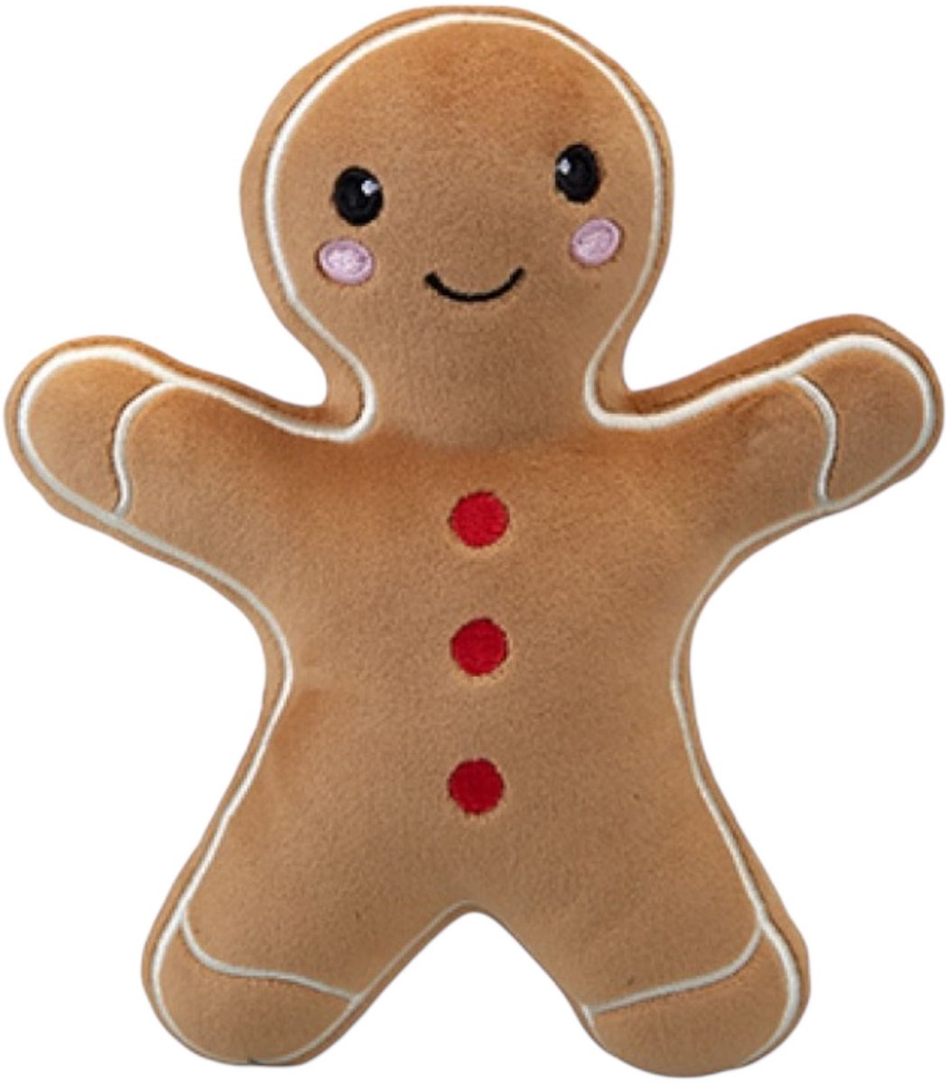 Softlings Christmas Foodies - Gingy de Gingerbread knuffel - 18 cm - Pluche