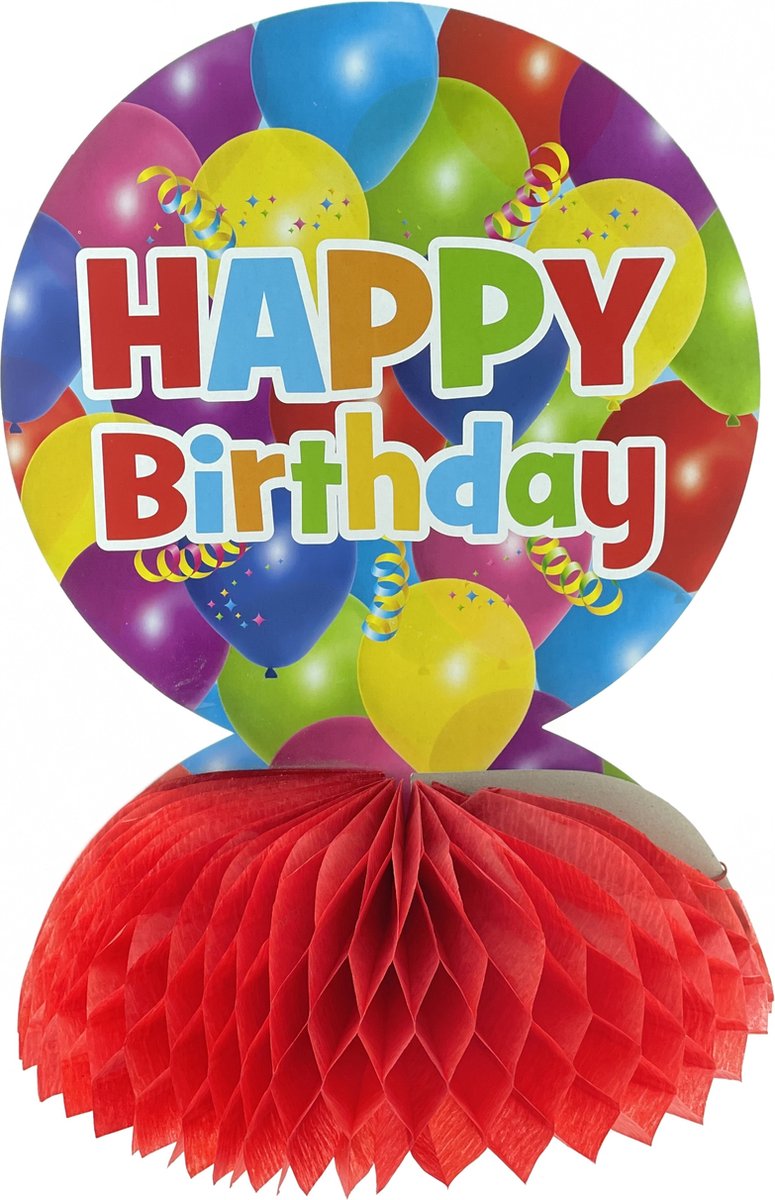 Vier met Stijl: Honeycomb Tafeldecoratie voor een Vrolijke Verjaardag!