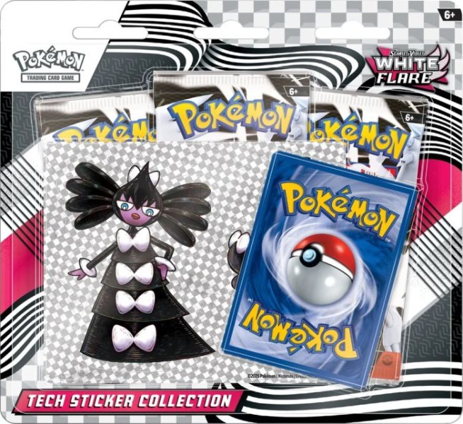 Pokemon Sv10.5 White Flare Tech Sticker Collection