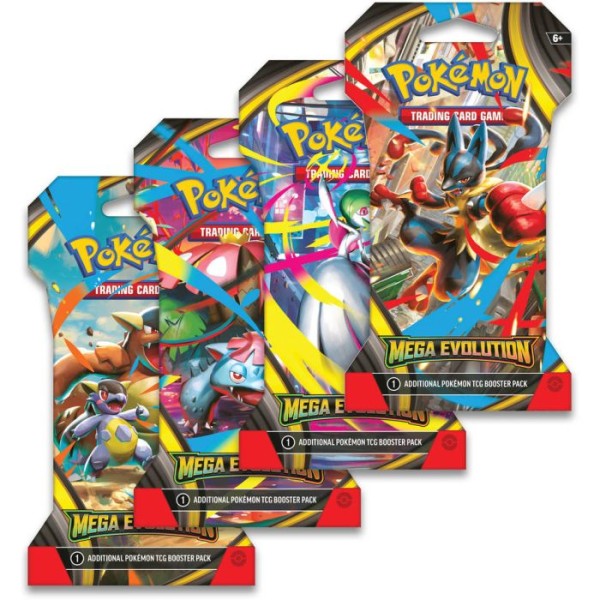 Pokemon Tcg Me01 Mega Evolution Sleeved Booster