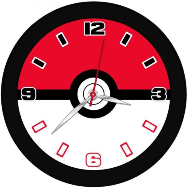 Pokemon Wandklok: Pokeball