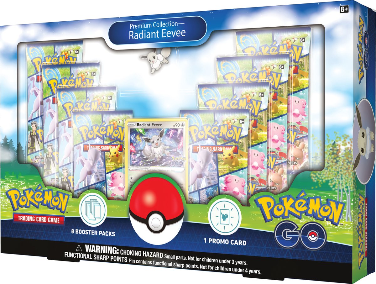 Pokémon GO Premium Collection Box - Radiant Eevee - Pokémon Kaarten