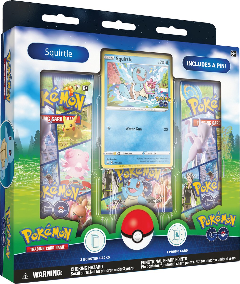 Pokémon Go Pin Box Collection - Squirtle - Pokémon Kaarten