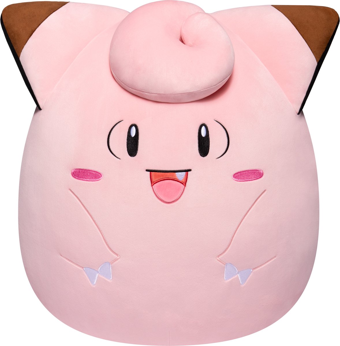 Pokémon Squishmallow Clefairy - Zachte knuffel van 50 cm - Officiële merchandise