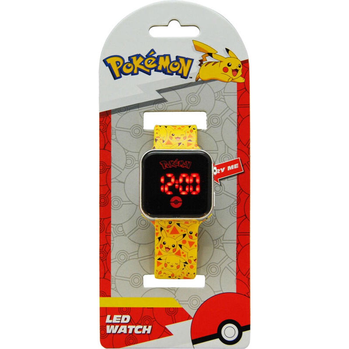 Nintendo   LED horloge - Officiële Licentie - Pikachu geel