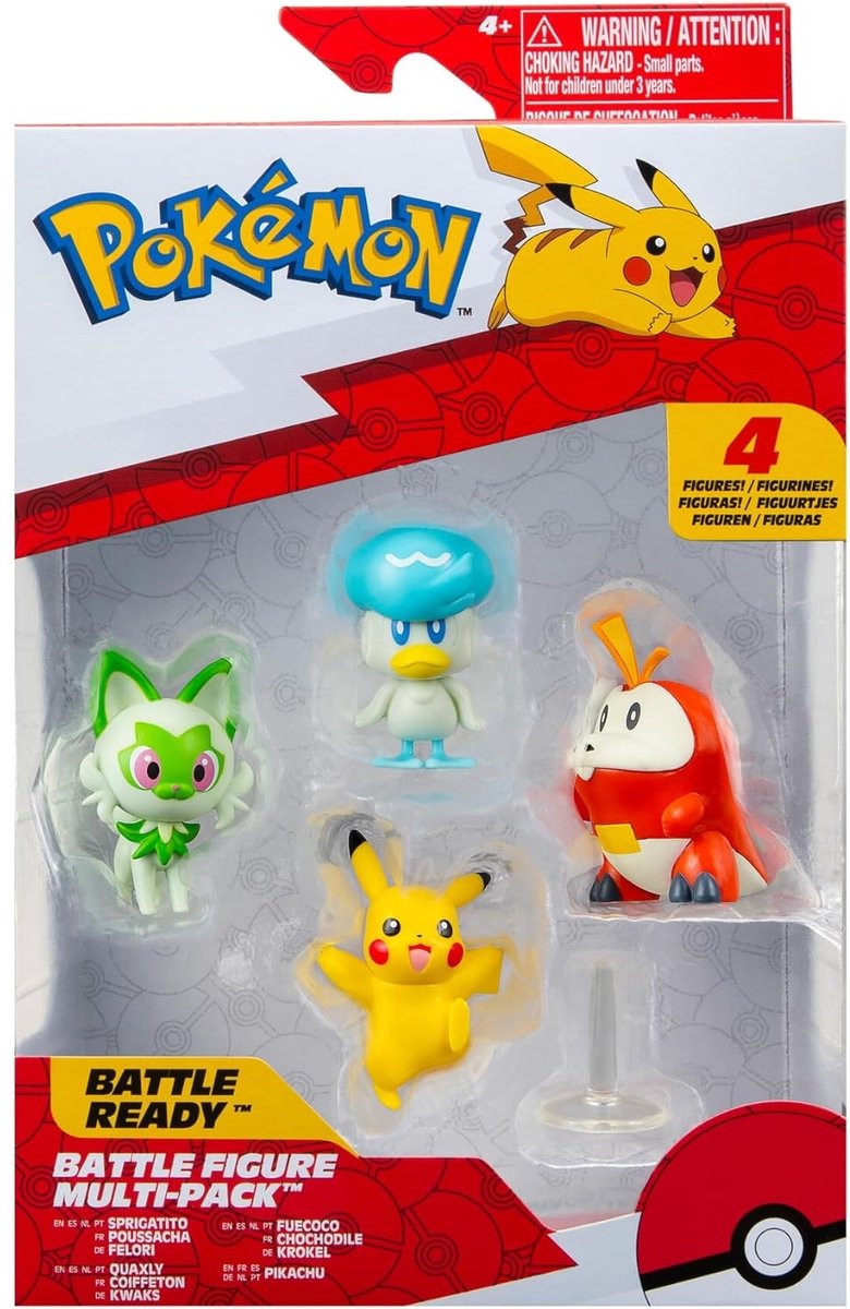 POK Battle Figuren 4er Pack Gen IX sort.