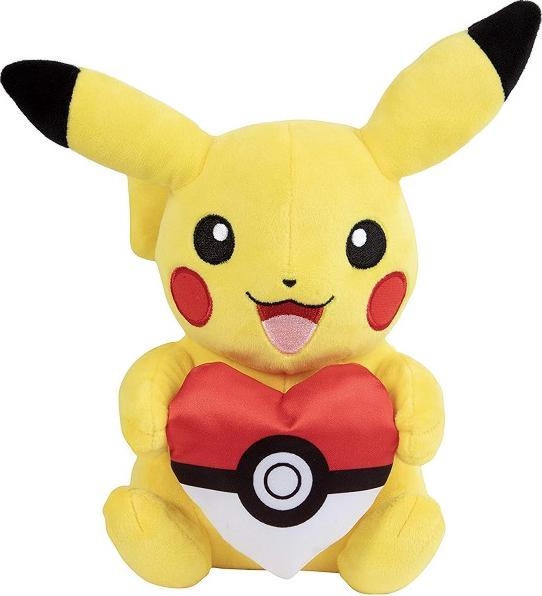 Pokemon - Pikachu With PokeHeart Pluche