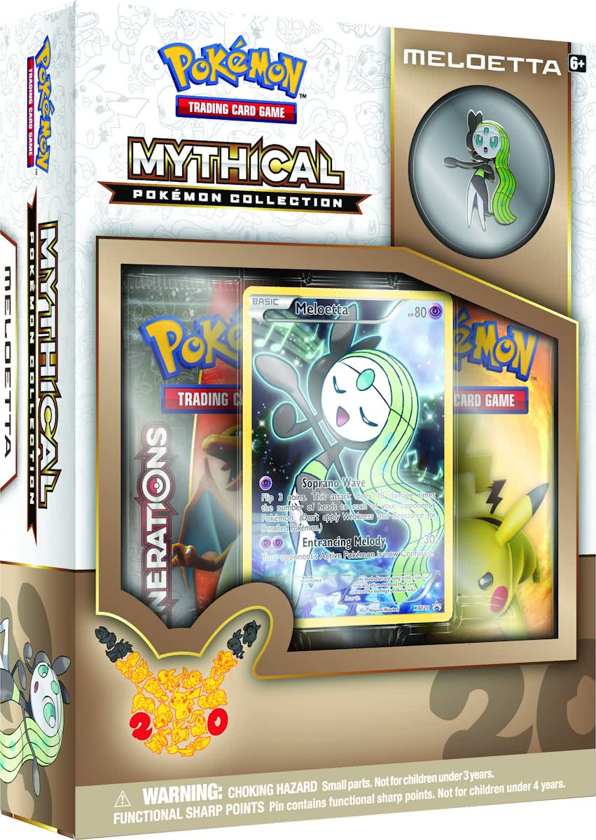 Pokémon 20th Anniversary Mythical Collection Meloetta