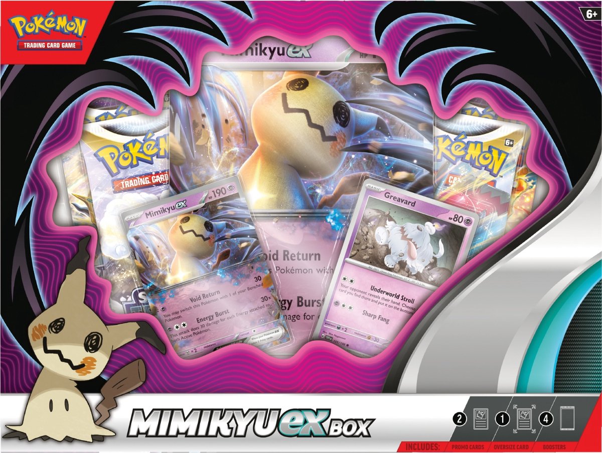   Mimikyu EX Box -   Kaarten