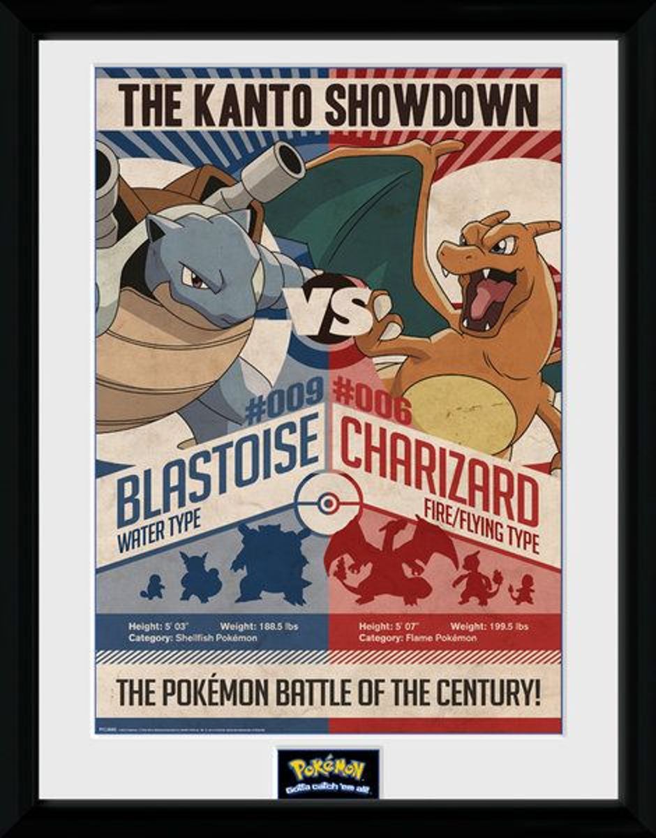   Pokemon Red vs Blue - Collector Print