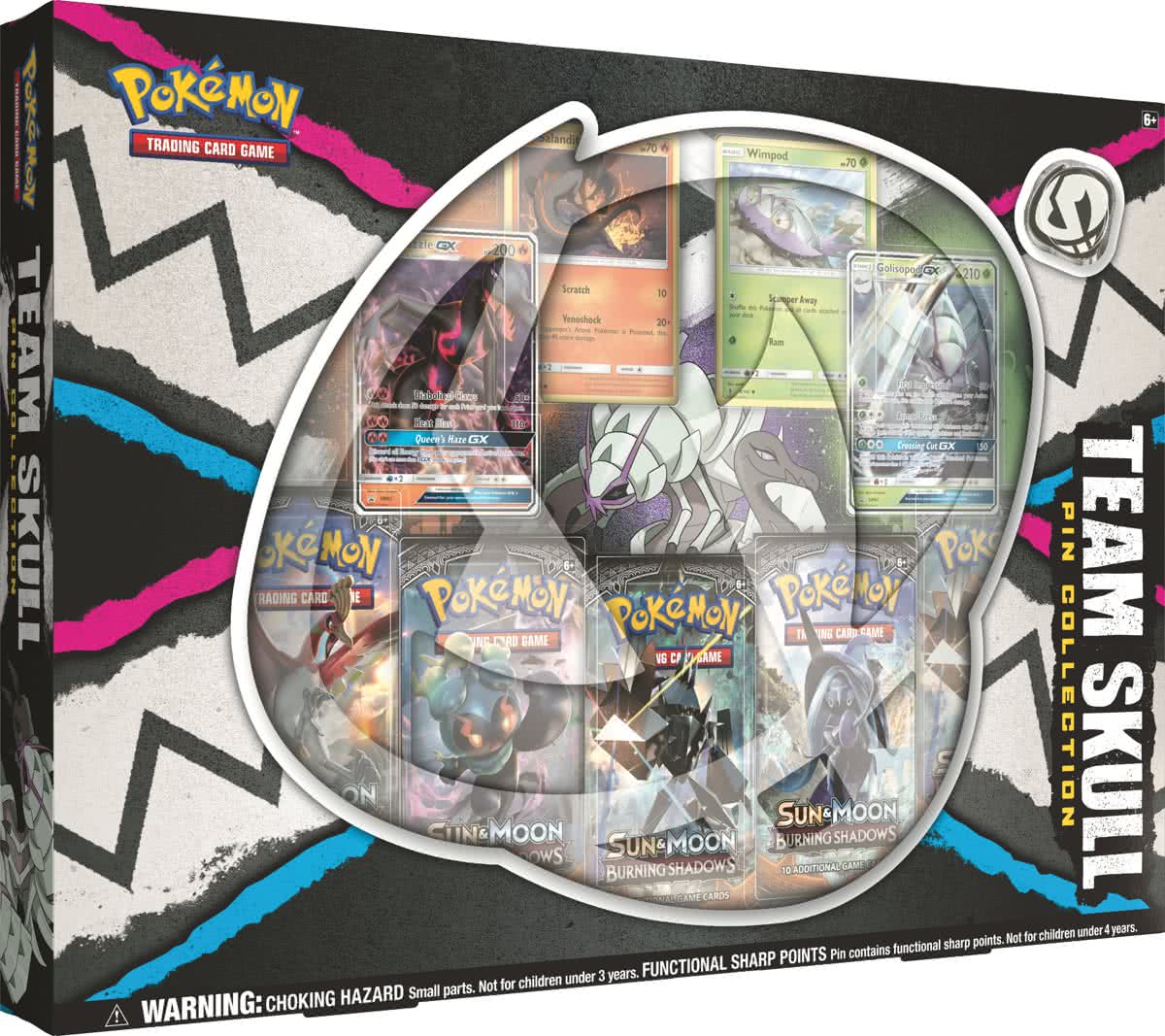 Pokémon Team Skull Pin Collection - Pokémon Kaarten