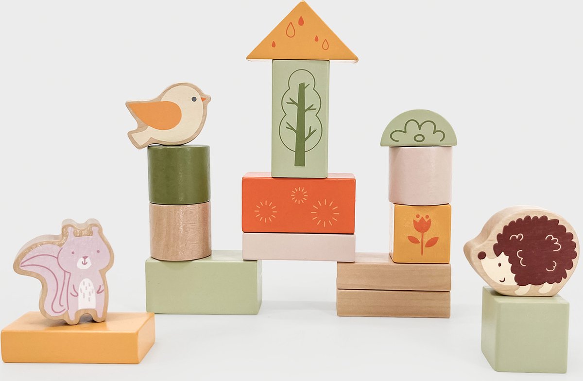 PolarB - Wooden Blocks - 50pcs