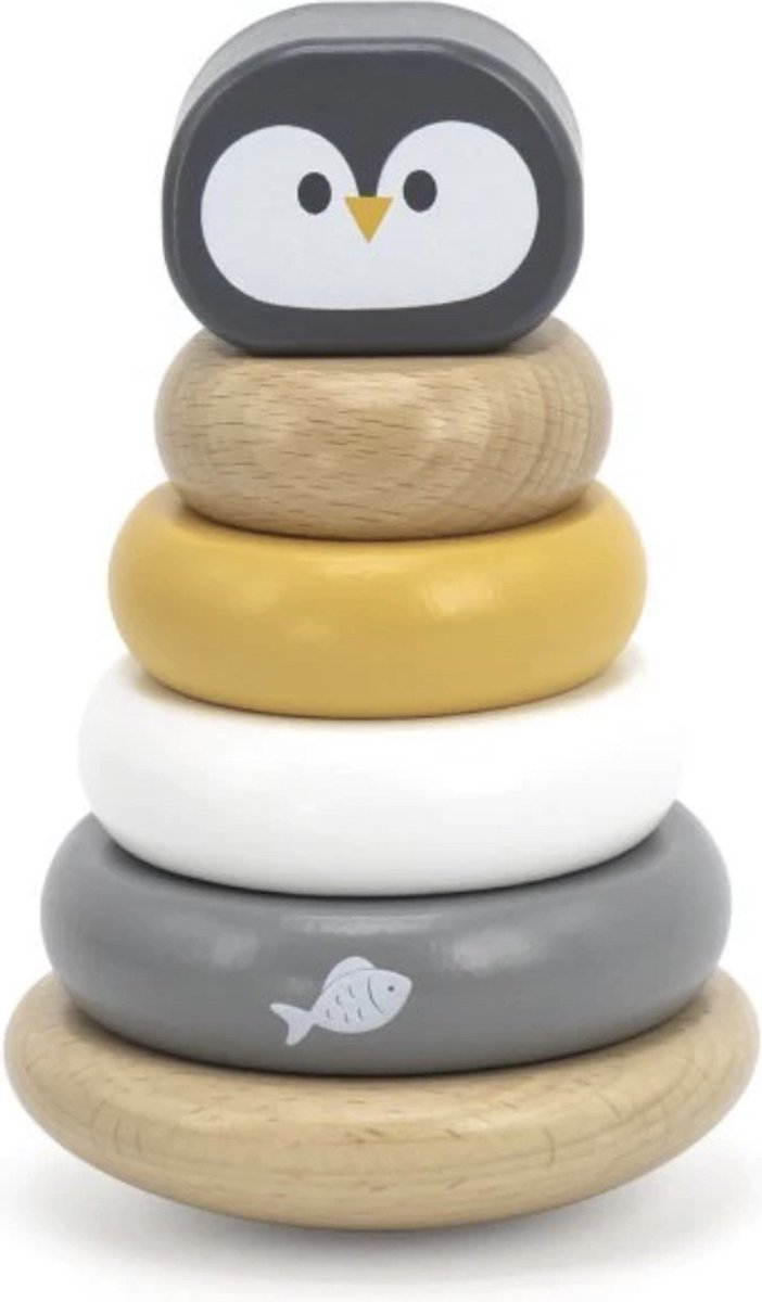 PolarB-houten-tuimelring-pinguïn