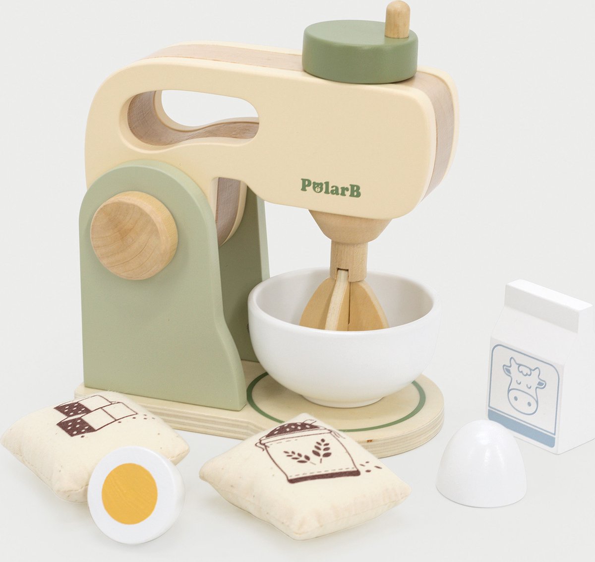 PolarB® Houten Kitchen Mixer Set