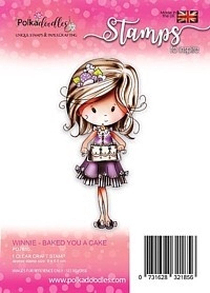 Winnie Bakes you a Cake Clear Stamp (PD7815)