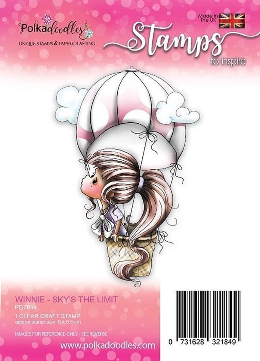 Winnie Skys the Limit Clear Stamp (PD7814)