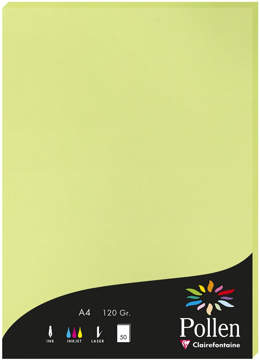 Stuifmeel van Clairefontaine Papier DIN A4, gemzen