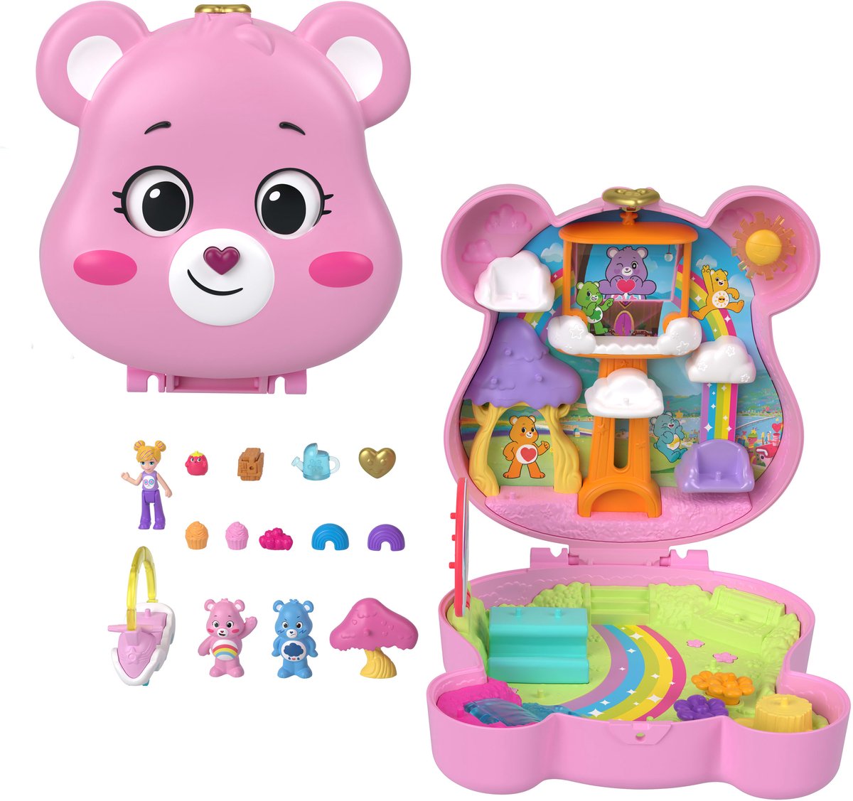 Polly Pocket Troetelbeertjes - Compacte Speelfigurenset