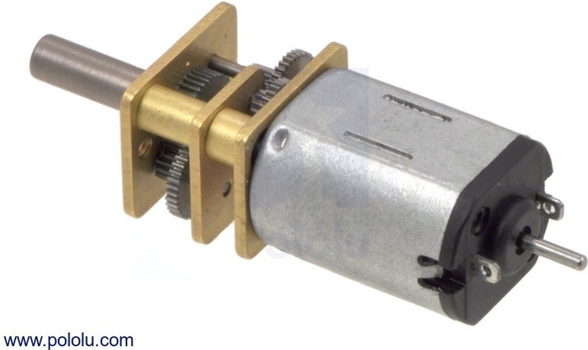 30:1 Micro Metal Gearmotor HP with Extended Motor Shaft Pololu 2212