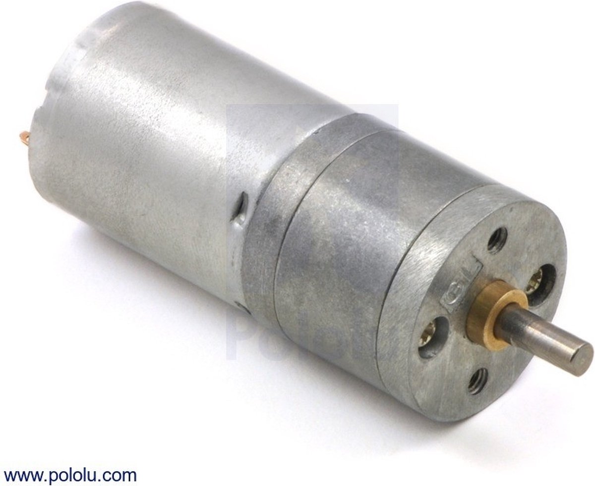 99:1 Metal Gearmotor 25Dx54L mm MP 12V Pololu 3231