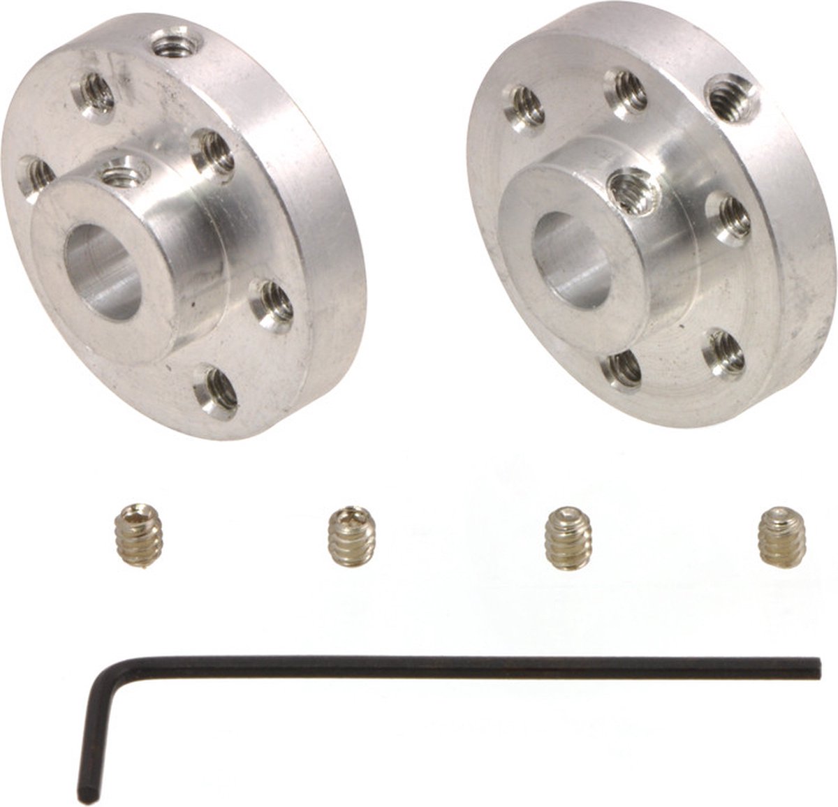 Aluminum Mounting 6mm Shaft, (2-Pack) Pololu 1999