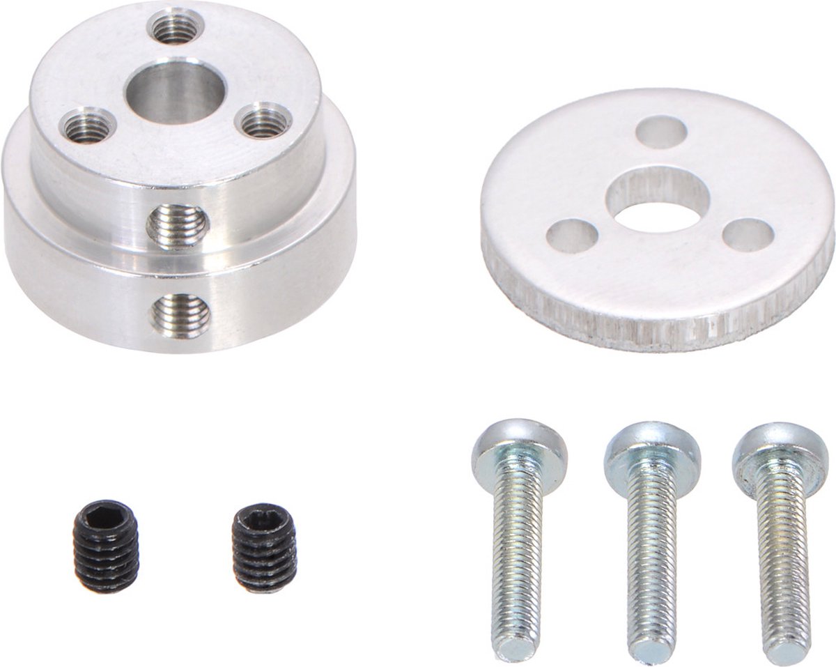 Aluminum Scooter Wheel Adapter for 6mm Shaft Pololu 2674