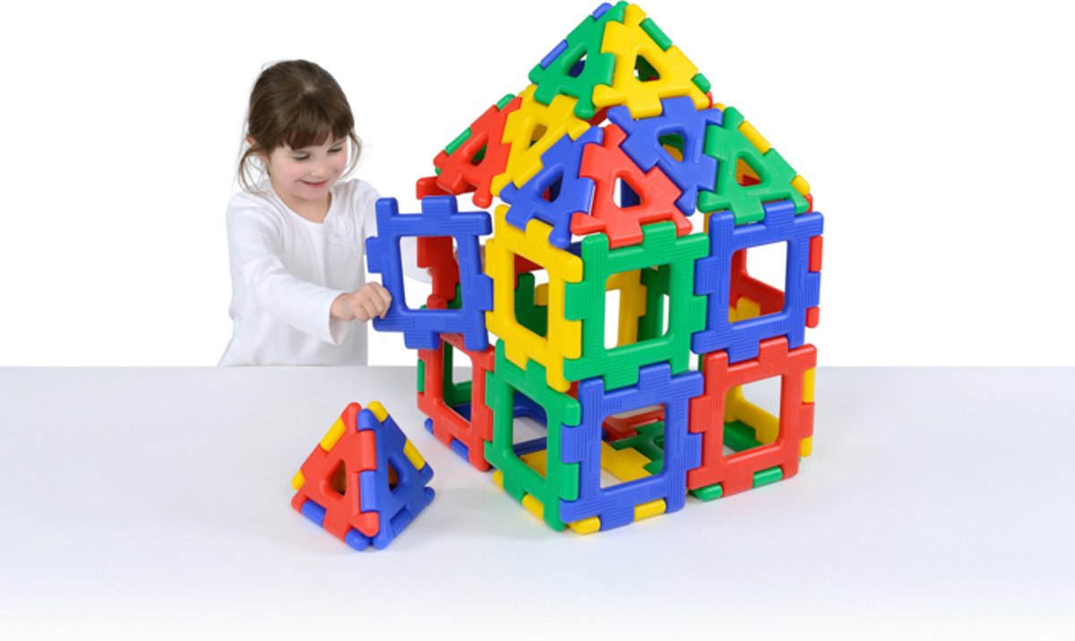 Giant Polydron set - 40 stuks