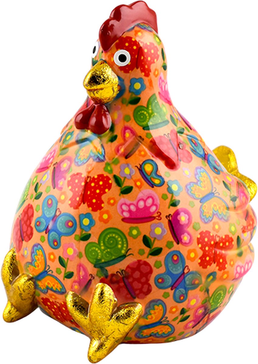 Pomme Pidou Spaarpot Kip Claire Medium 001 (17x14x18cm - Keramiek)