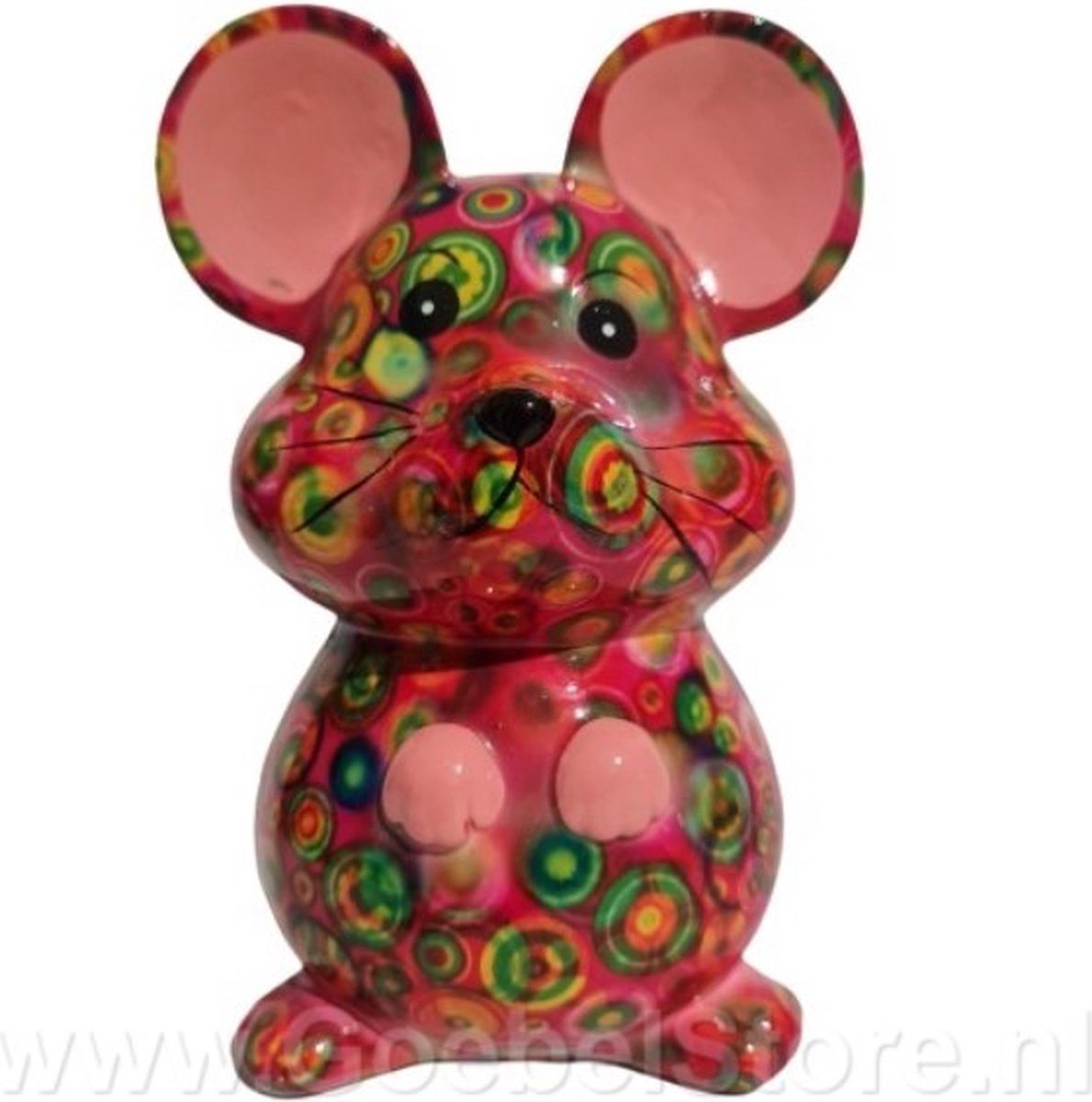 Pomme Pidou Spaarpot Muis Martha Medium 002