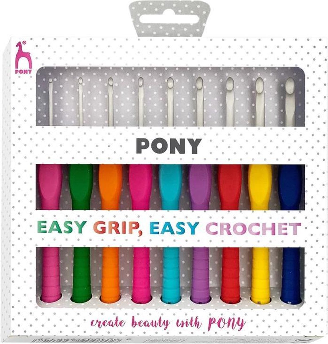 Easy Grip Haaknaalden- 9 stuks