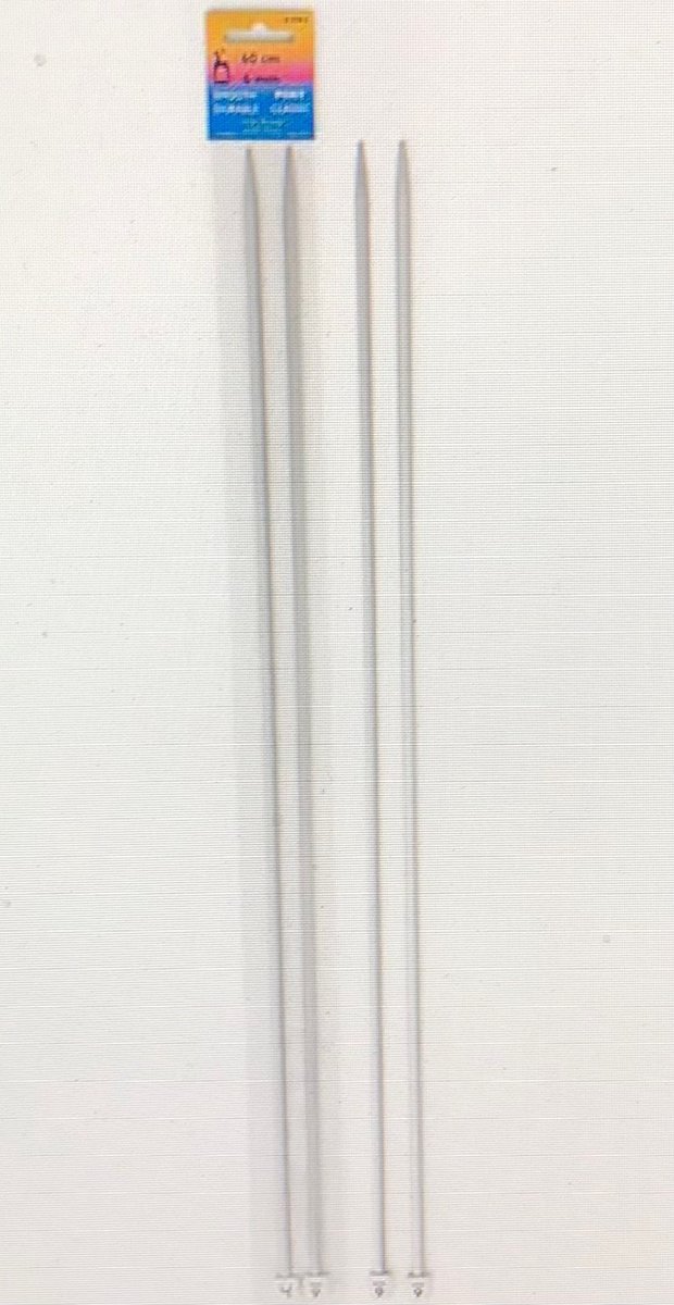 Lange breinaald 60 cm 6.50 mm Pony