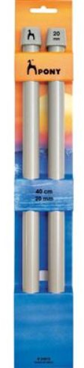 Pony - Breinaalden 40 cm -20 mm