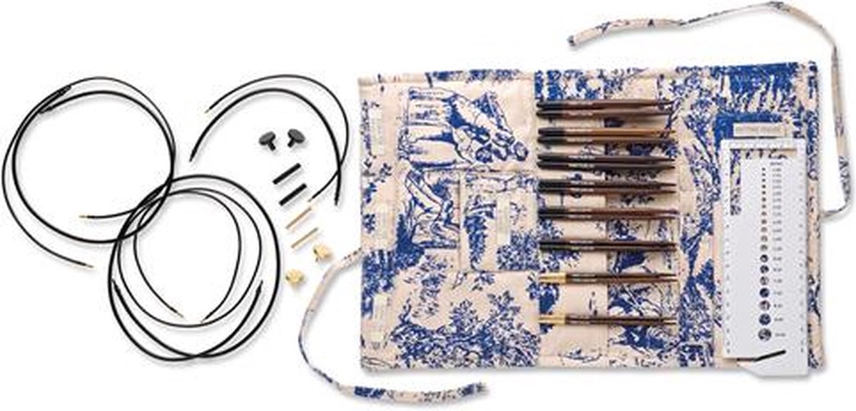 Pony 57701 Rosewood verwisselbare breinaaldenset 3,5 mm t/m 7 mm - 8 maten