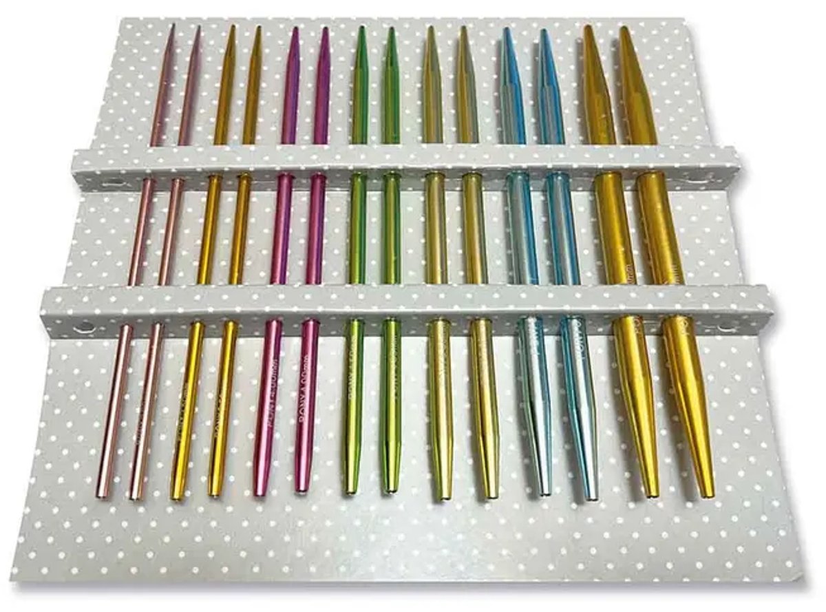 Pony Colour Verwiss. naaldenset 14cm 3-7.00mm polka dot