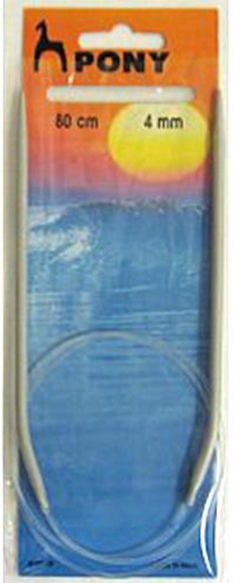 Pony Rondbreinaald 4 mm - draadlengte 80 cm.