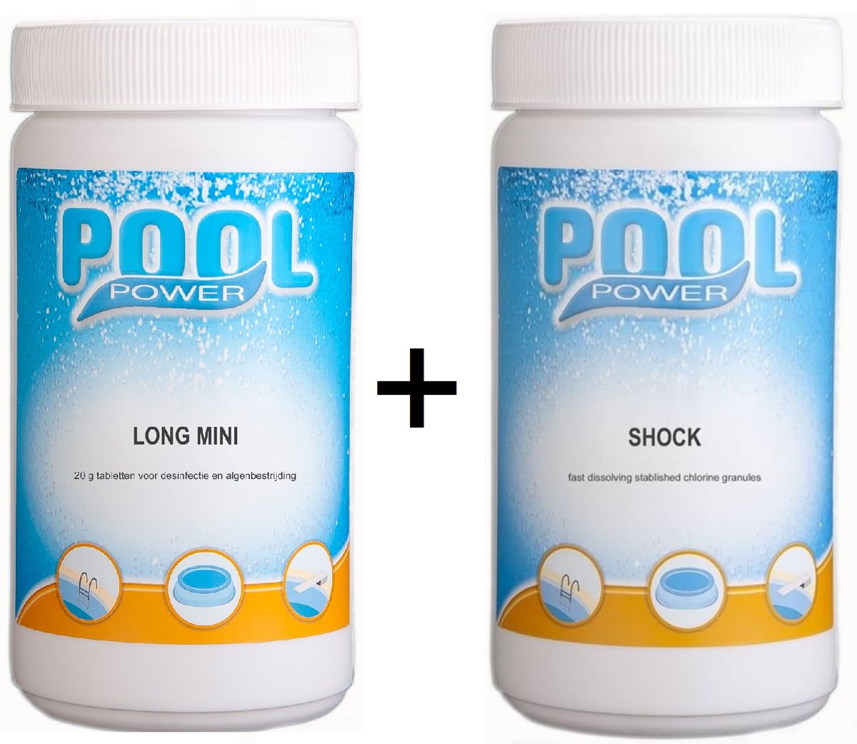 Chloortabletten en Shock Chloor Granulaat poeder - Bundelpakket