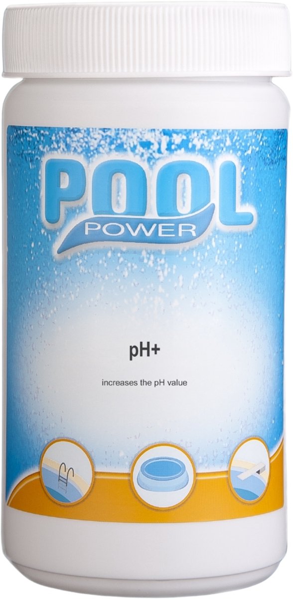 Pool Power - pH Plus - 1 kg - Voor correctie van lage pH-waarde