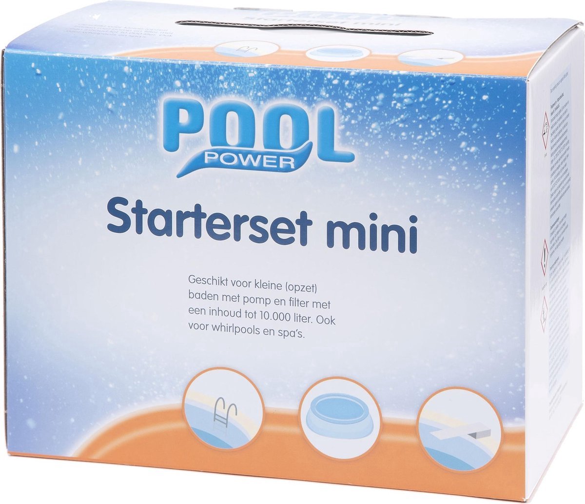 Pool Power Mini Starterset - Pool tester / Chloortabletten / Ph-  minus / Chloordrijver