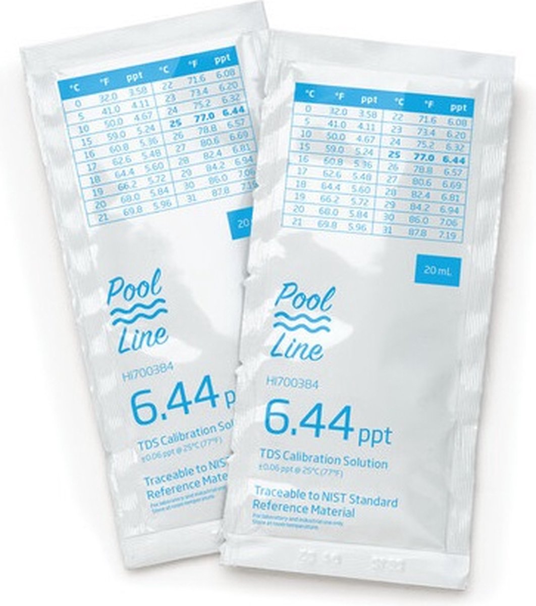 TDS-oplossing 6.44 ptt (g/l)