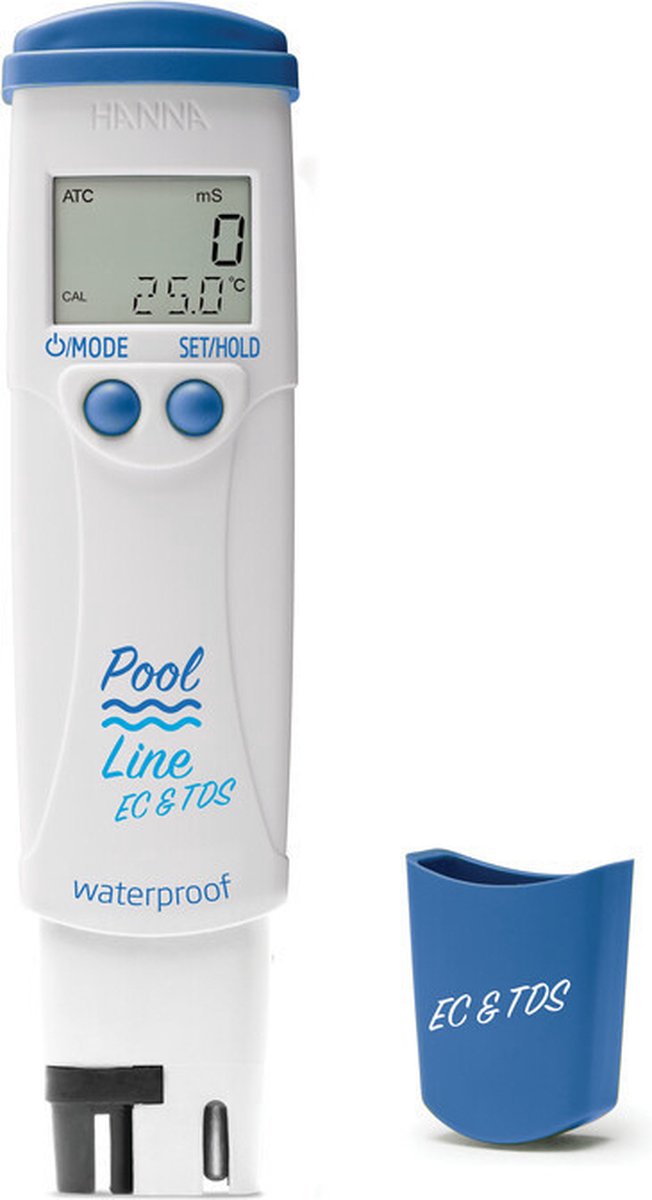 Water tester Zout, geleidbaarheid, temperatuur Vervangbaar