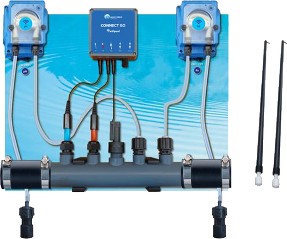POOLTRONICS WIFI - Automatisch Chloor en Ph Dosering Systeem Waterbehandeling zwembad - MET FLOWSWITCH, MET LEVELSWITCH, MET WIFI