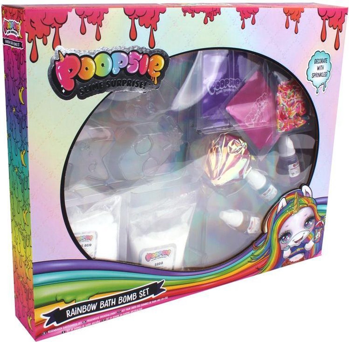 Poopsie slime surprise rainbow bath bomb set - Bruisballen voor bad - Knutselen voor meisjes - Creatief voor kinderen vanaf 5 jaar