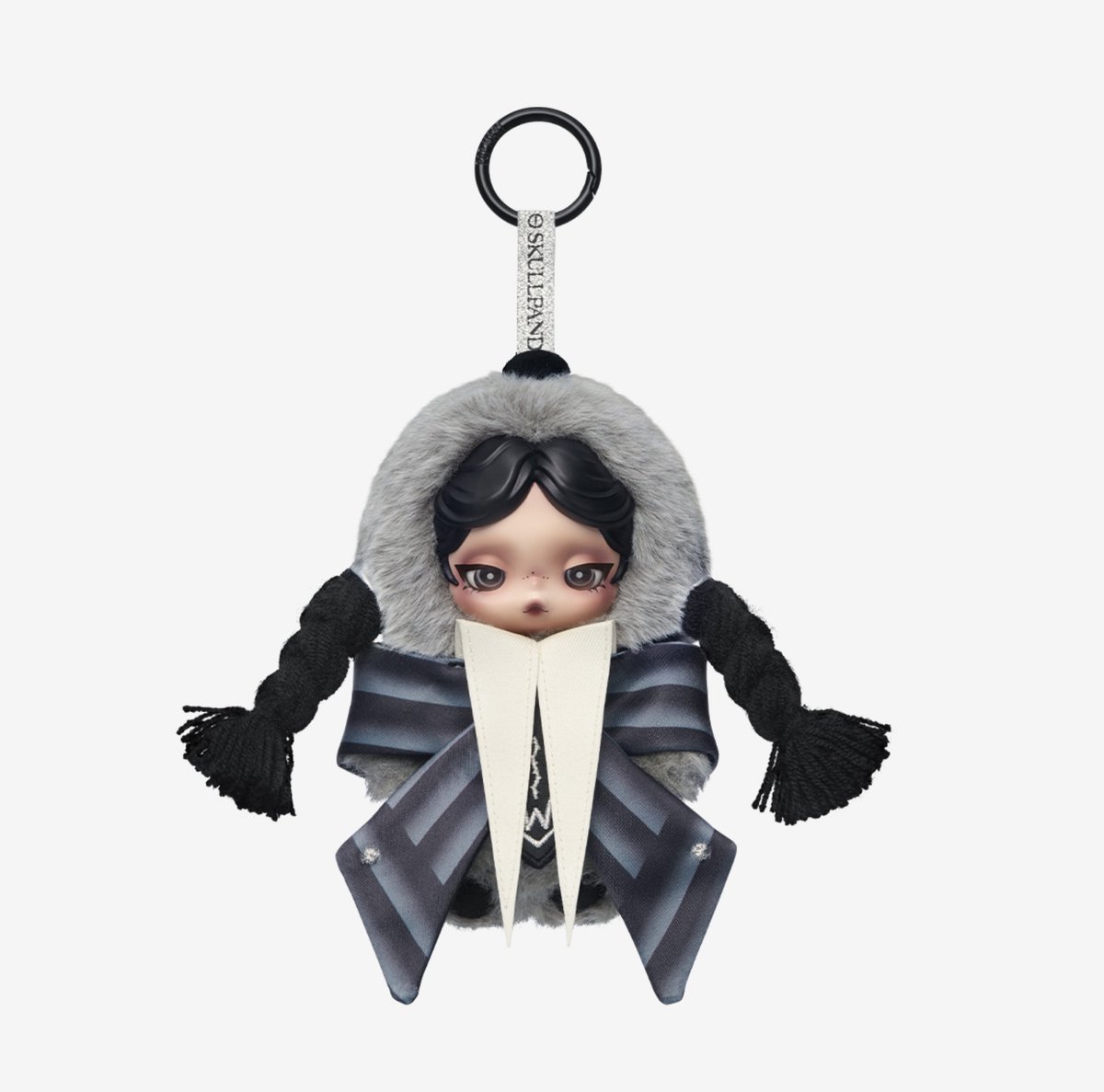 SKULLPANDA × Wednesday Plush（Nevermore Academy Uniform Version