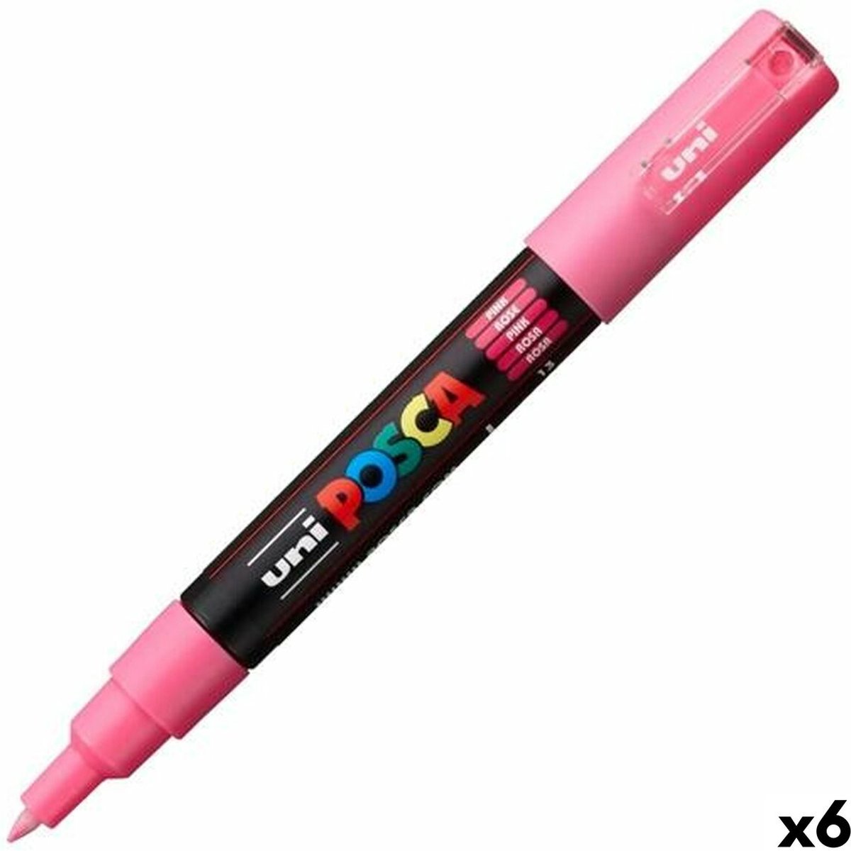 Markeerstift POSCA PC-1M Roze (6 Stuks)