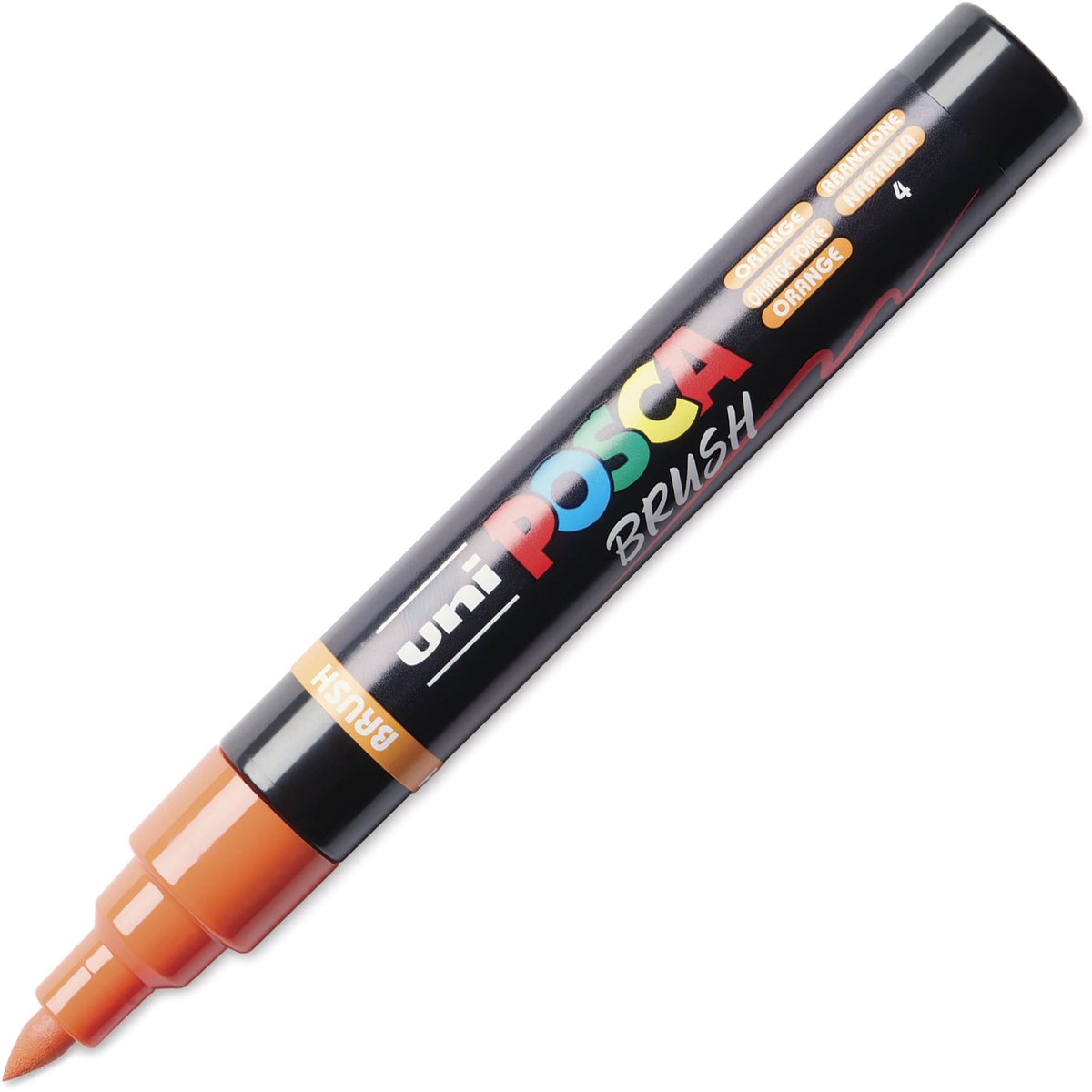 Posca PC-5M brush - 4 donker oranje