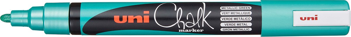 Uni-Ball Chalk Marker - krijtstift - metallic groen - 5mm punt - verwijderbaar