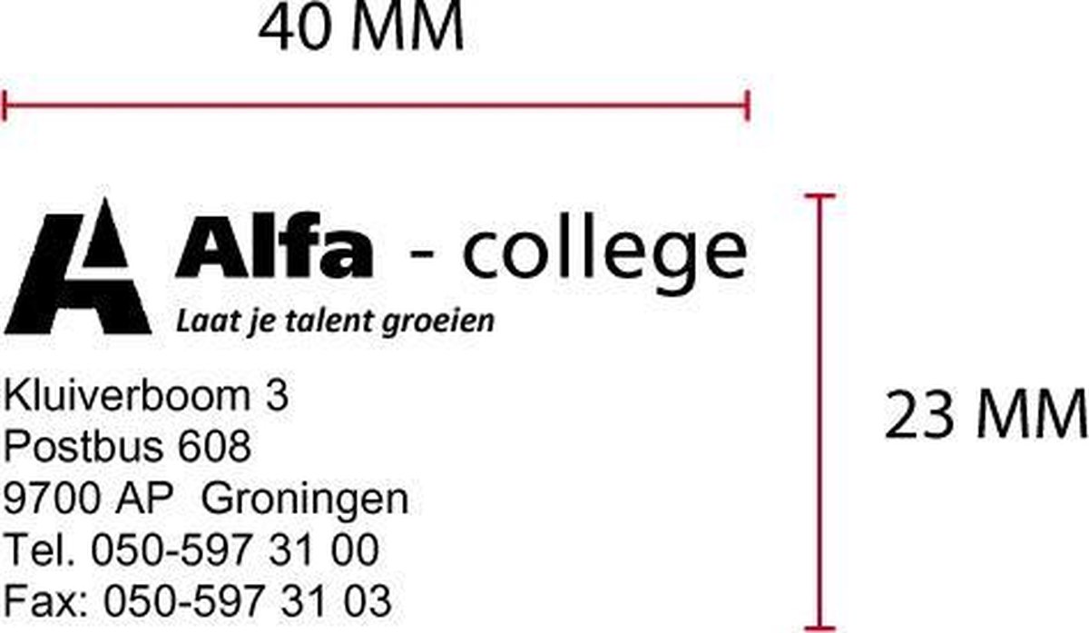 Stempelplaatje Posta LL P800